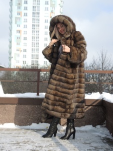 пошив шубы из соболя фото